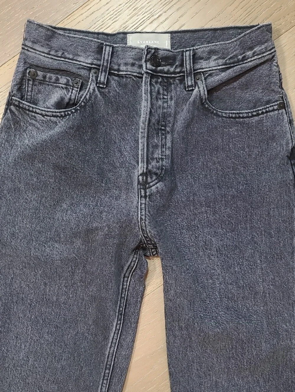 Everlane Jeans Women's sz 26R 90's Cheeky Jean High Rise Black Denim Jeans